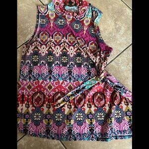 Melissa Paige XL Printed Jersey Top